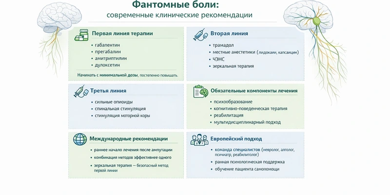 Фантомные боли современные клинические рекомендации инфографика 